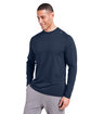 tasc Mens Carrollton Fitness Long-Sleeve T-Shirt classic navy ModelQrt