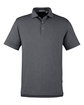 tasc Mens Cloud Lightweight Polo black heather OFFront