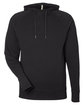 tasc Mens Varsity Hooded Sweatshirt black OFFront