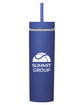 Prime Line Adventure 16oz Insulated Tumbler With Straw blue DecoFront