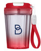 Prime Line Hampton 12oz Travel Tumbler With Wrist Strap cabana red DecoFront