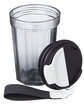 Prime Line Hampton 12oz Travel Tumbler With Wrist Strap black ModelSide