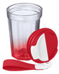 Prime Line Hampton 12oz Travel Tumbler cabana red ModelSide