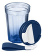 Prime Line Hampton 12oz Travel Tumbler marine blue ModelSide