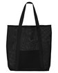 Prime Line Belle Mare Beach Mesh Tote Bag black ModelBack