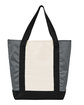 Prime Line Summit Tote Bag hematite grey ModelBack