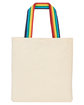 Prime Line b.free Pride Recycled Cotton Tote Bag rainbow ModelBack