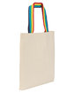 Prime Line b.free Rainbow Pride Recycled Cotton Tote Bag rainbow ModelQrt