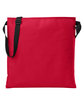 Prime Line Patchwork Eco Friendly Crossbody Tote Bag red ModelBack