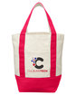 Prime Line Mini Recycled Cotton Tote Bag red DecoFront