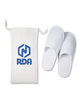 Prime Line Travel Slippers In Pouch white DecoFront