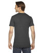 American Apparel Unisex Triblend USA Made Short-Sleeve Track T-Shirt tri black ModelBack