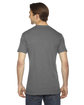 American Apparel Unisex Triblend USA Made Short-Sleeve Track T-Shirt athletic grey ModelBack