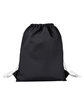 Team 365 Zone Drawstring Backpack black ModelBack