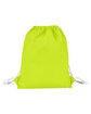 Team 365 Zone Drawstring Backpack safety yellow ModelBack