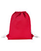 Team 365 Zone Drawstring Backpack sport red ModelBack