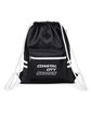 Team 365 Zone Drawstring Backpack black DecoFront