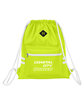 Team 365 Zone Drawstring Backpack safety yellow DecoFront