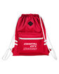 Team 365 Zone Drawstring Backpack sport red DecoFront