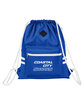 Team 365 Zone Drawstring Backpack sport royal DecoFront