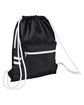 Team 365 Zone Drawstring Backpack black ModelQrt