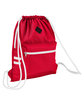 Team 365 Zone Drawstring Backpack sport red ModelQrt