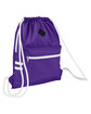 Team 365 Zone Drawstring Backpack sport purple ModelQrt