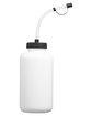 Team 365 Zone 34oz Squeeze Water Bottle white ModelBack