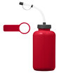 Team 365 Zone 34oz Squeeze Water Bottle sport red ModelSide