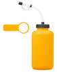 Team 365 Zone 34oz Squeeze Water Bottle sport ath gold ModelSide