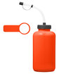 Team 365 Zone 34oz Squeeze Water Bottle sport orange ModelSide