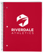 Team 365 5-Subject Spiral Notebook sport red DecoFront