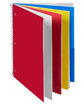 Team 365 5-Subject Spiral Notebook sport red ModelSide