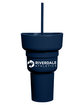 Team 365 1L Recycled PP Stadium Tumbler With Snack Bowl sport dark navy DecoBack