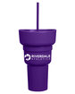 Team 365 1L Recycled PP Stadium Tumbler With Snack Bowl sport purple DecoBack