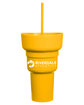 Team 365 1L Recycled PP Stadium Tumbler With Snack Bowl sport ath gold DecoBack