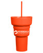 Team 365 1L Recycled PP Stadium Tumbler With Snack Bowl sport orange DecoBack