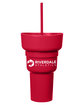 Team 365 1L Recycled PP Stadium Tumbler With Snack Bowl sport red DecoFront