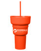 Team 365 1L Recycled PP Stadium Tumbler With Snack Bowl sport orange DecoFront