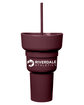 Team 365 1L Recycled PP Stadium Tumbler With Snack Bowl sport maroon DecoFront