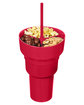 Team 365 1L Recycled PP Stadium Tumbler With Snack Bowl sport red OFQrt