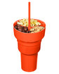 Team 365 1L Recycled PP Stadium Tumbler With Snack Bowl sport orange OFQrt