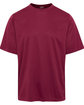 Team 365 Men's Sonic Heather Performance T-Shirt sp maroon hthr OFFront