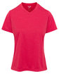Team 365 Ladies' Sonic Heather Performance T-Shirt sp red heather OFFront