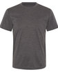 Team 365 Youth Sonic Heather Performance T-Shirt dk grey heather OFFront