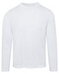 Team 365 Men's Zone Performance Long-Sleeve T-Shirt white OFFront