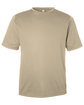 Team 365 Men's Zone Performance Mesh T-Shirt desert khaki OFFront