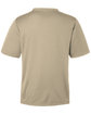 Team 365 Men's Zone Performance Mesh T-Shirt desert khaki OFBack