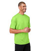 Team 365 Men's Zone Performance Mesh T-Shirt acid green ModelQrt