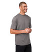 Team 365 Men's Zone Performance Mesh T-Shirt sport graphite ModelQrt